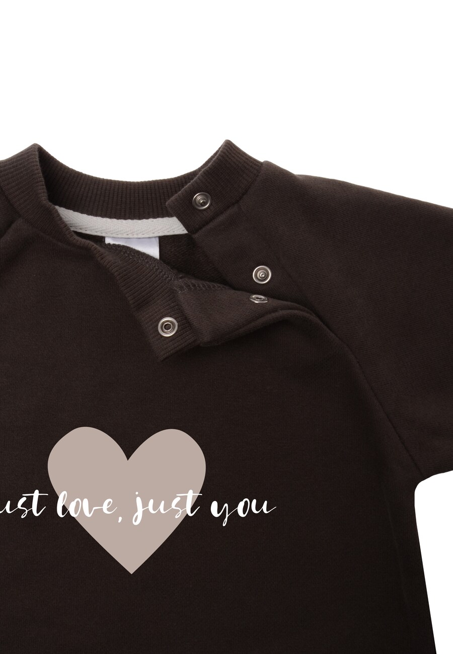 Худи LILIPUT Sweatshirt just love just you, темно-коричневый — фото 3