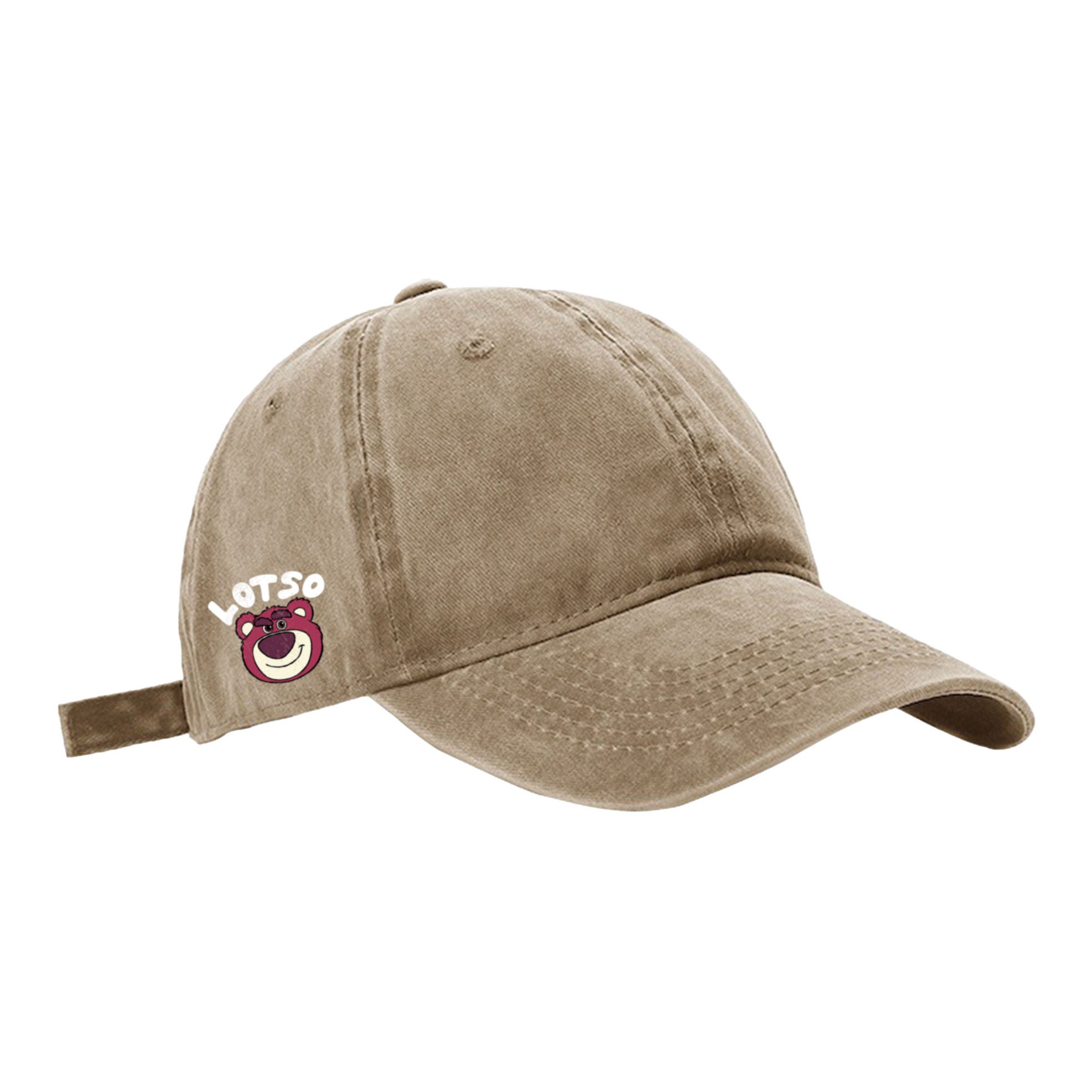 

Disney Бейсболка хлопковая унисекс серии Strawberry Bear, Khaki