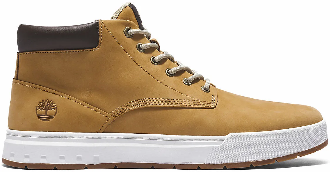 Мужские ботинки Timberland MAPLE GROVE кожаные на шнуровке, горчичный — фото 2