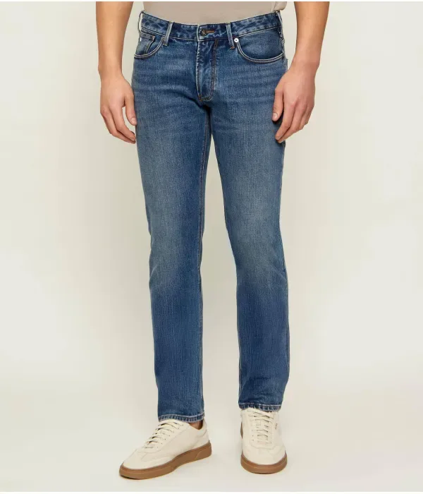 Джинсы J06 slim fit Emporio Armani, синий — фото 3