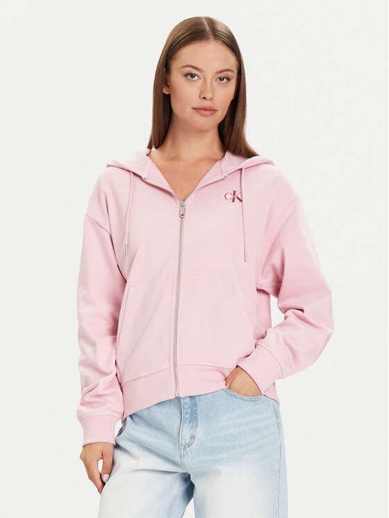 

Свитшот regular fit Monologo LV047B270G Calvin Klein Jeans, розовый