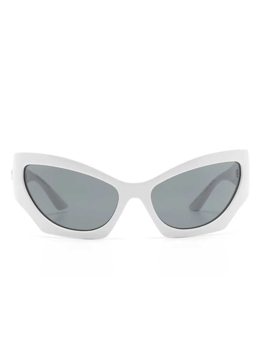 

Солнцезащитные очки в оправе 'кошачий глаз' Versace Eyewear, белый