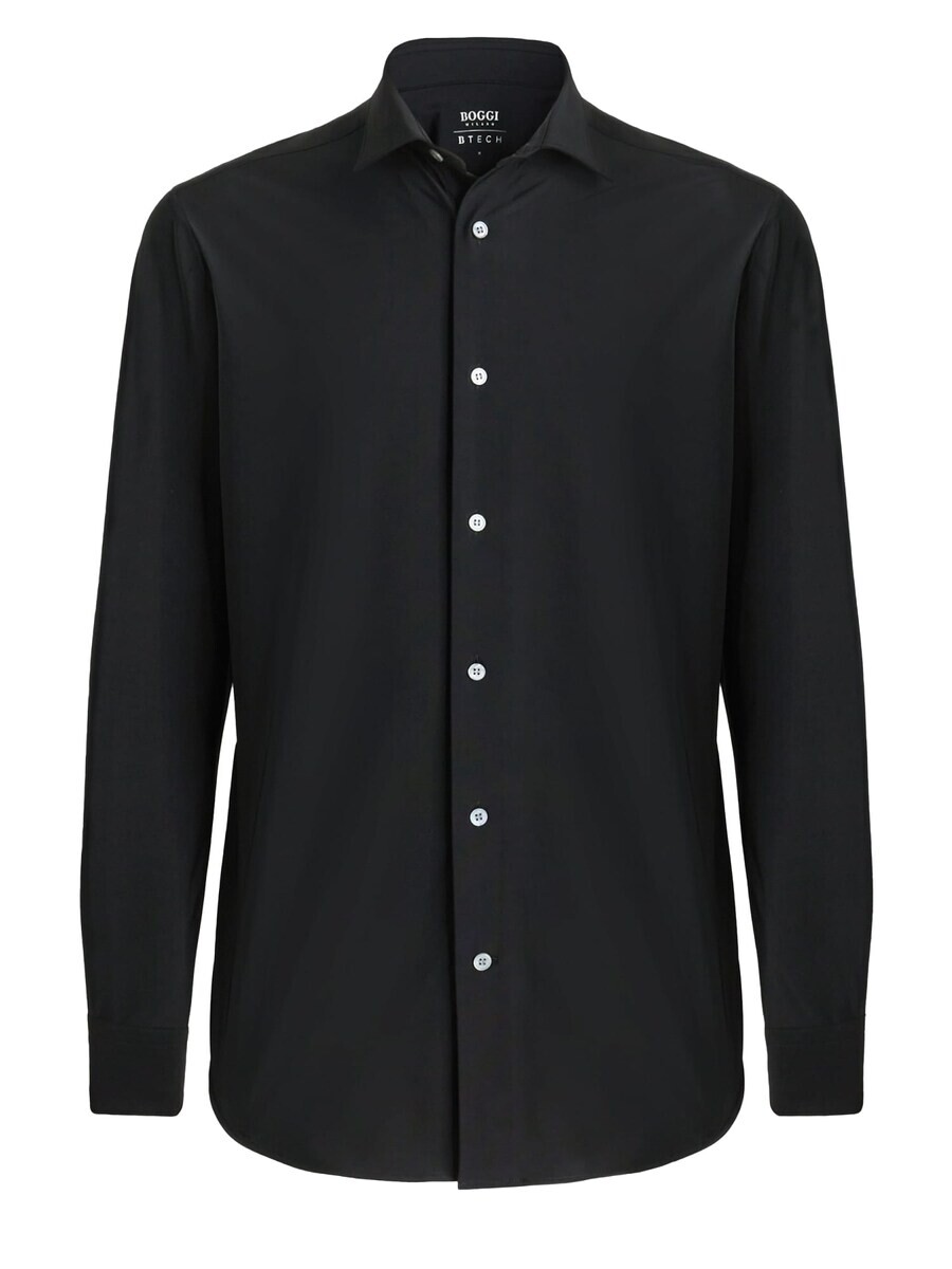 

Рубашка Boggi Milano Slim fit Button Up, черный