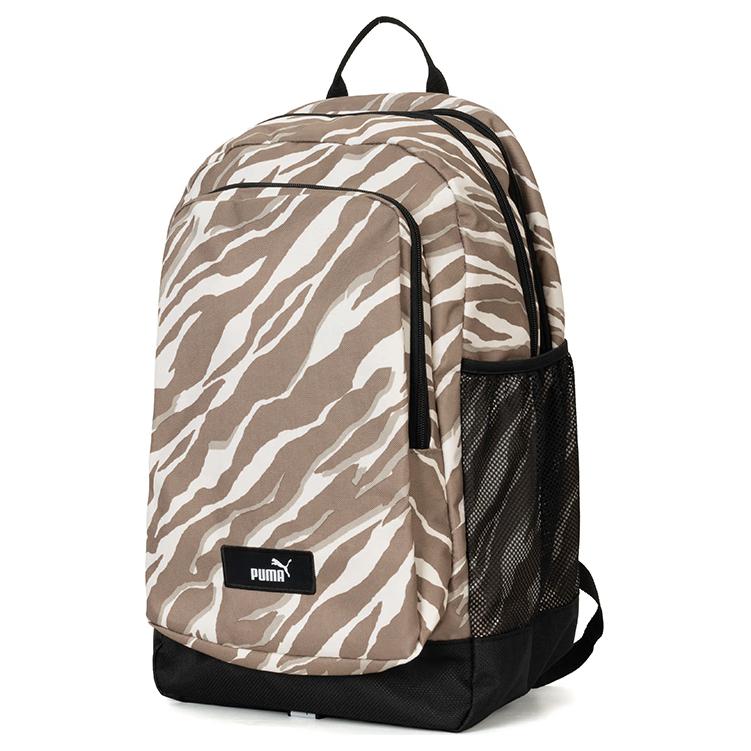

PUMA Большой унисекс рюкзак из ткани черный и хаки, Black & Khaki
