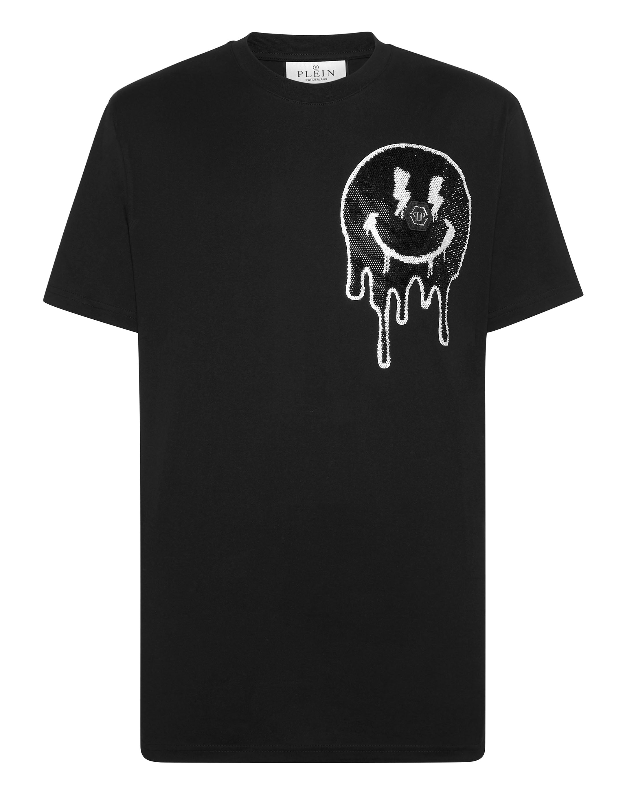

Футболка с круглым вырезом SS Smile PHILIPP PLEIN, черный