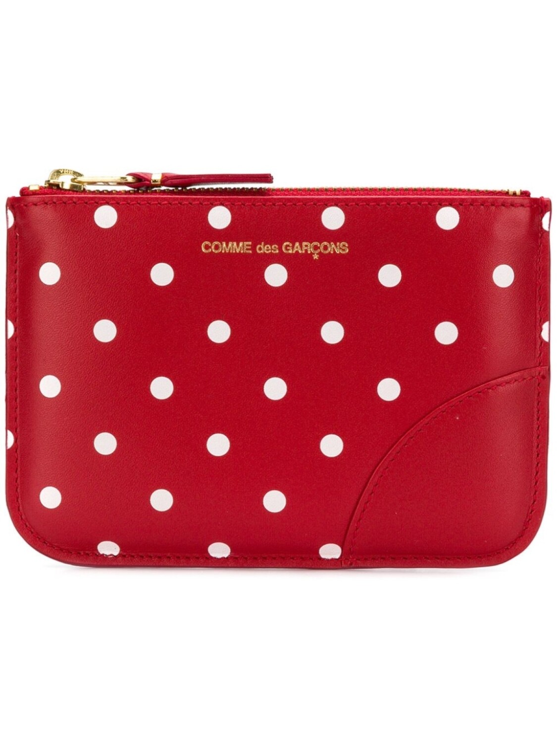 

Comme Des Garçons Wallet кошелек 'Polka Dots Printed', красный