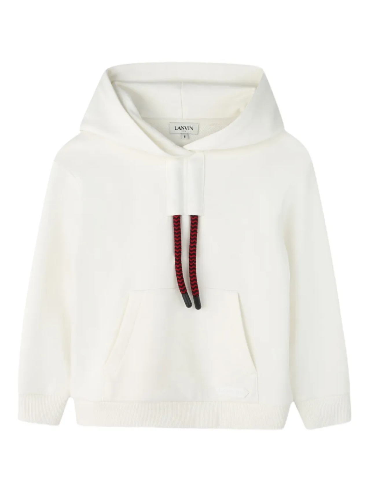 

Lanvin Enfant худи с вышитым логотипом, белый