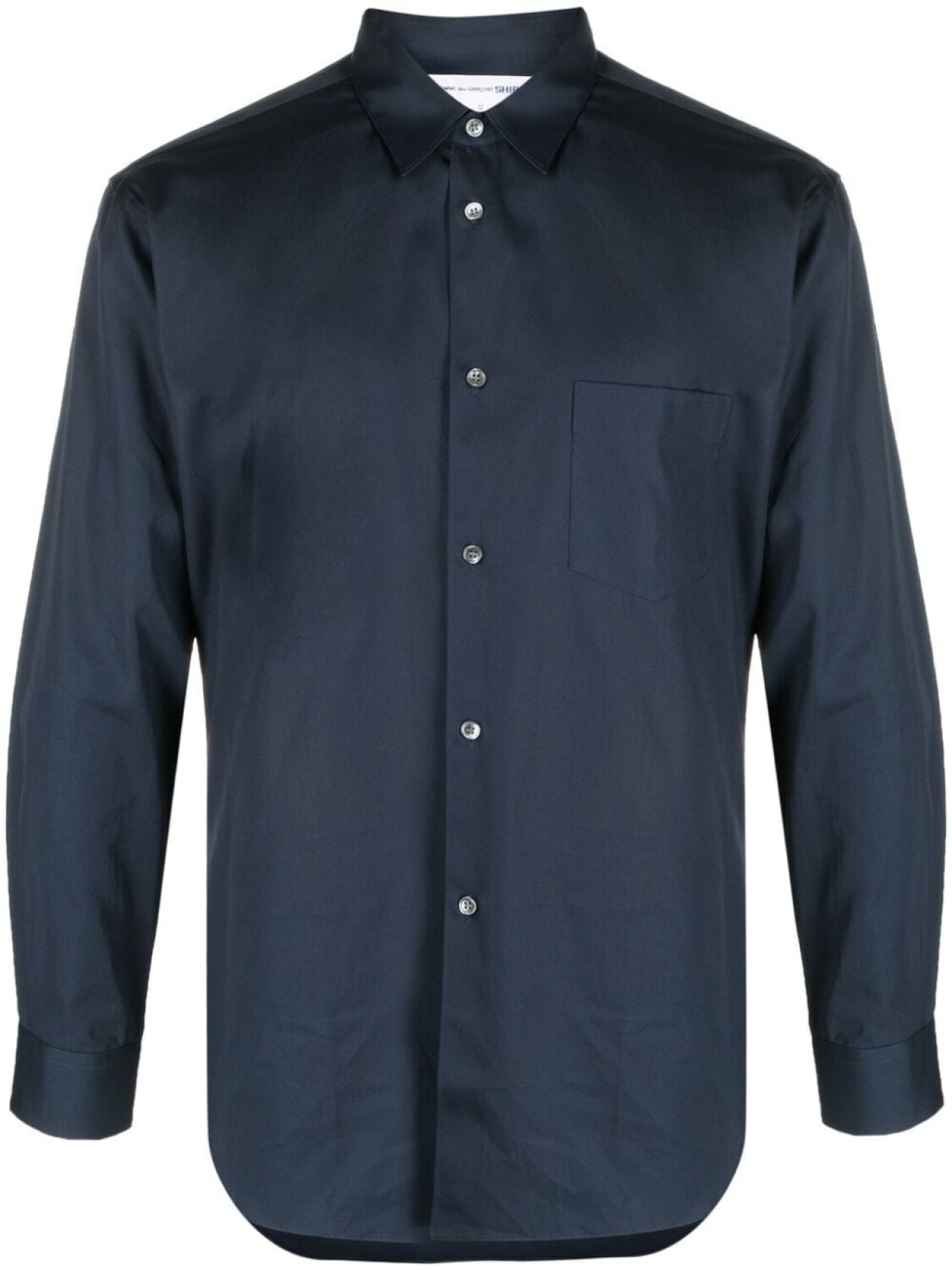 

Comme Des Garçons Shirt рубашка с заостренным воротником, синий