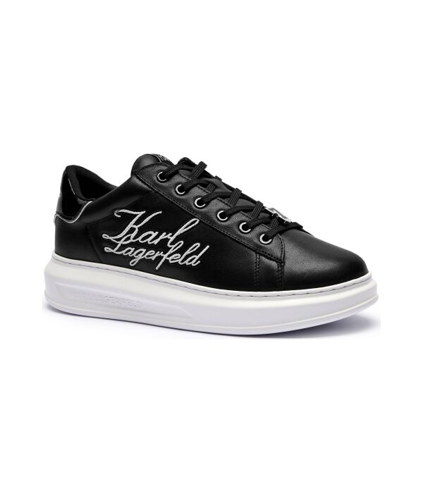 

Кожаные кеды капри сигния Karl Lagerfeld, черный