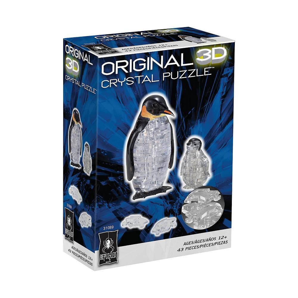 

BePuzzled 3D-пазл с пингвином и кристалликом, мультиколор
