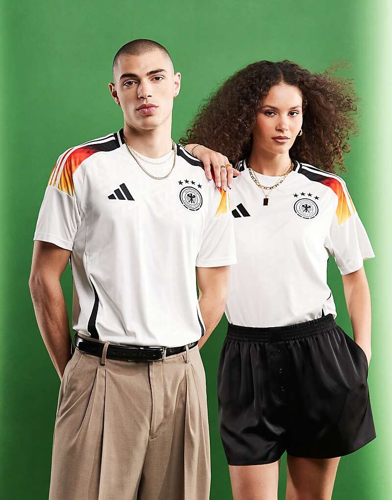 

Белая домашняя футболка Adidas Football Euro 2024 Germany