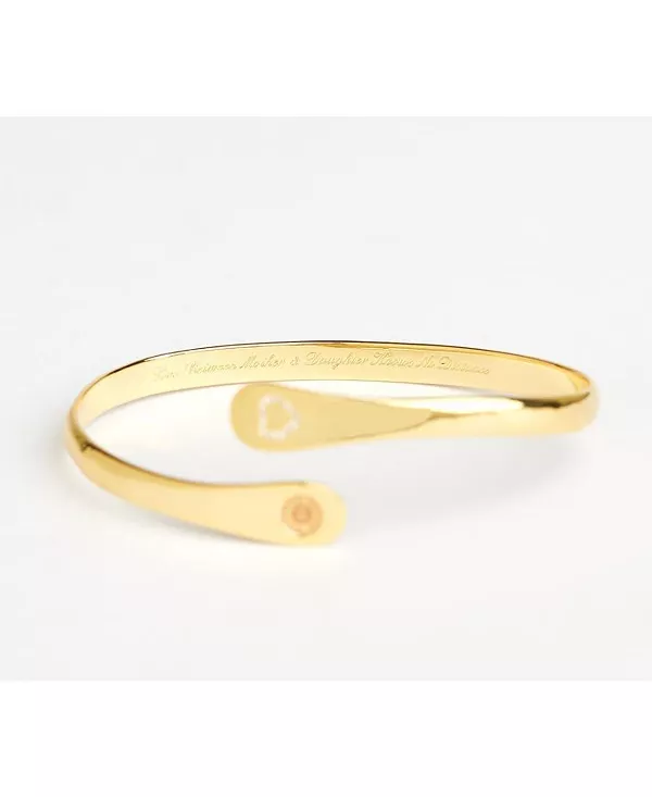 

Браслет с гравировкой «Любовь между матерью и дочерью не знает расстояний» Hollywood Sensation, gold
