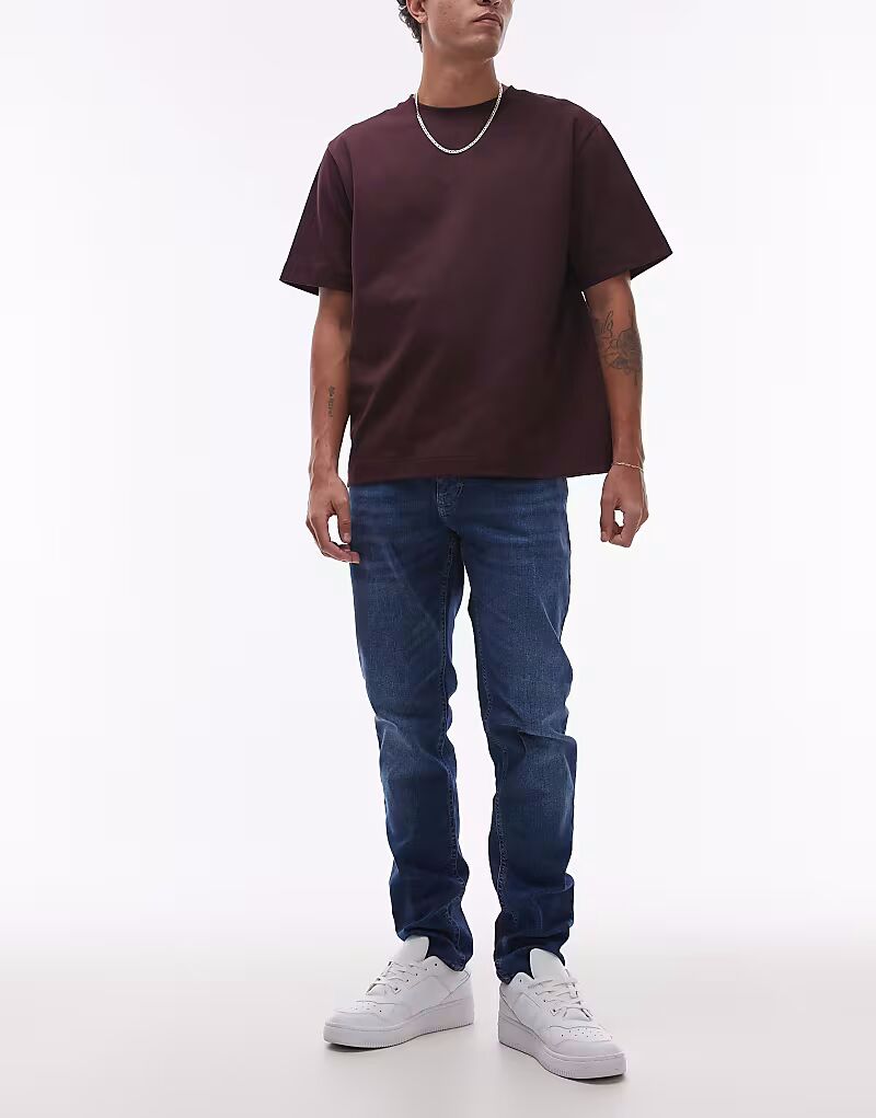 

Узкие зауженные джинсы Tommy Jeans Austin темного цвета