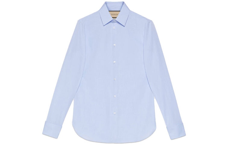 

Рубашка мужская светло-синяя Gucci, светло-голубой