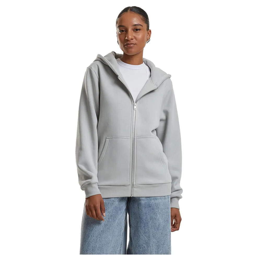 

Толстовка Urban Classics Fluffy full zip, серый