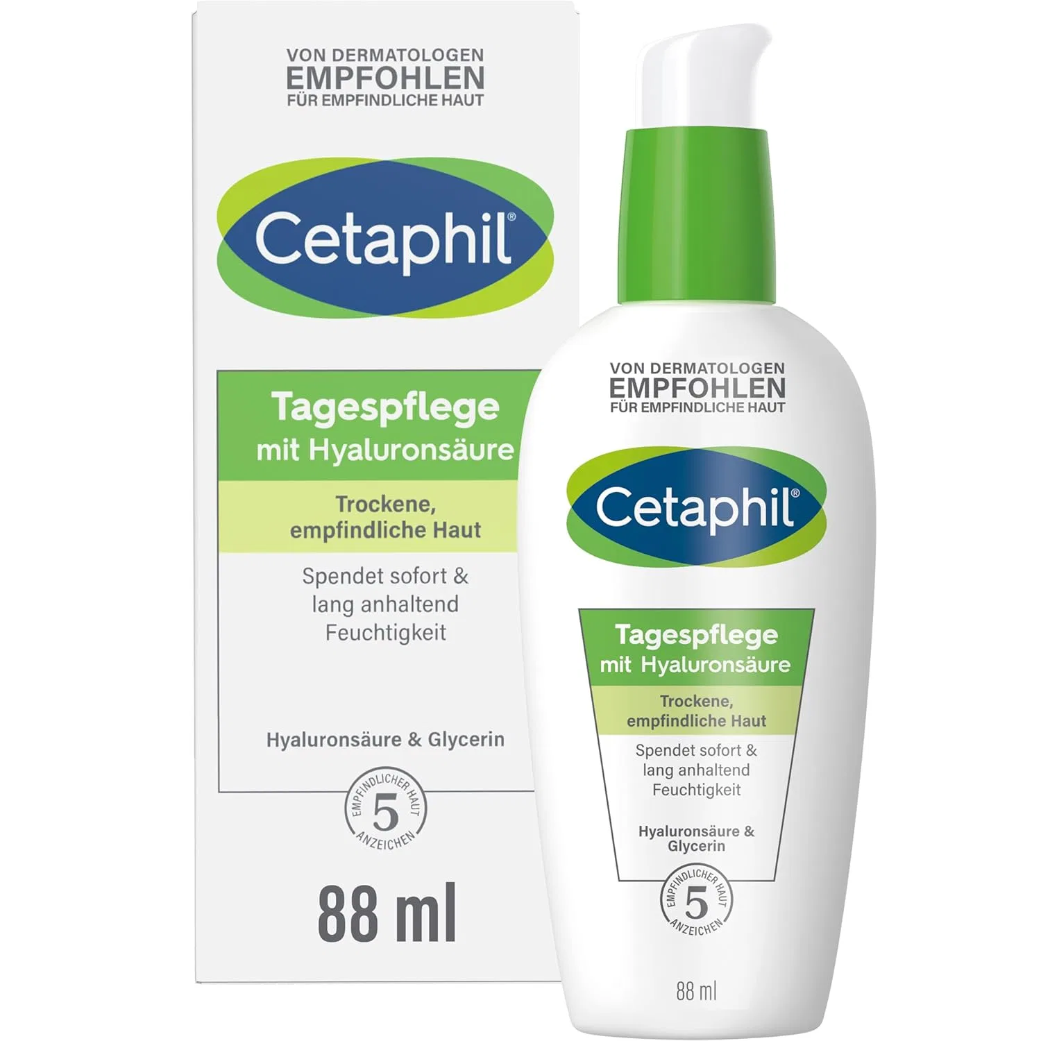 Крем для лица Cetaphil — Дневной с гиалуроновой кислотой, 88 мл