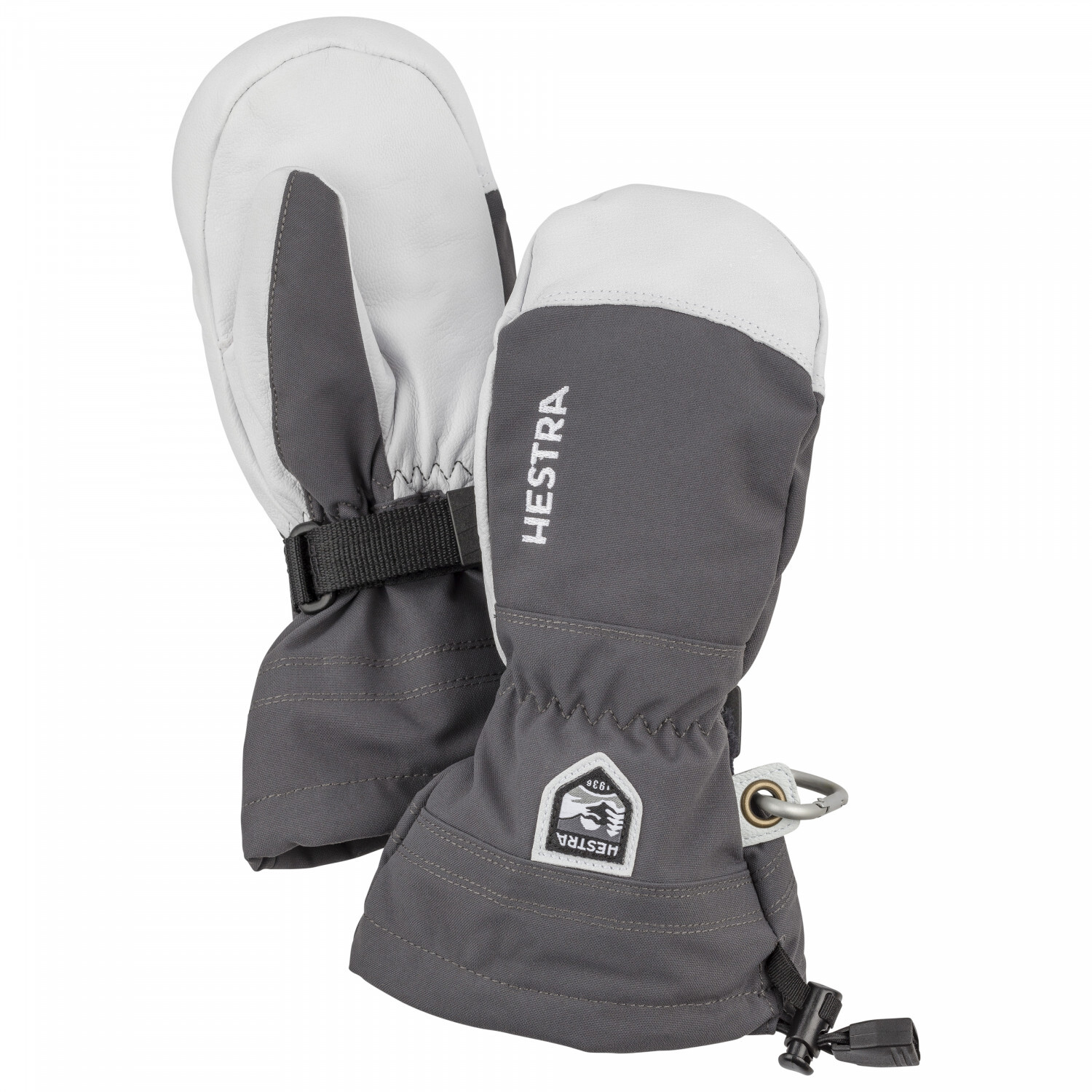 

Перчатки Hestra Army Leather Heli Ski Mitt, серый