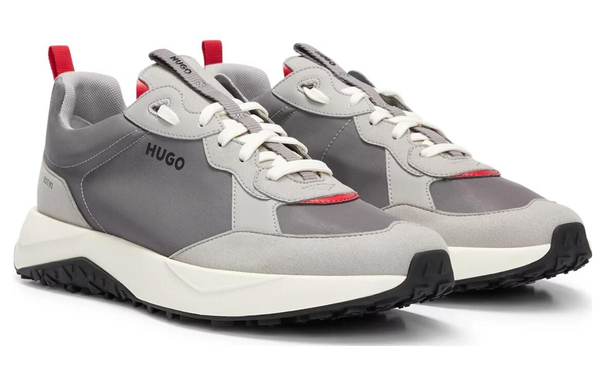 Кроссовки HUGO BOSS Lifestyle Shoes Men Low-top Gray, серый — фото 3