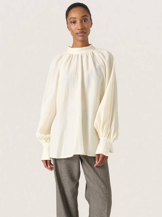 

Топ Natalja с высоким воротником Soaked In Luxury, Whisper White