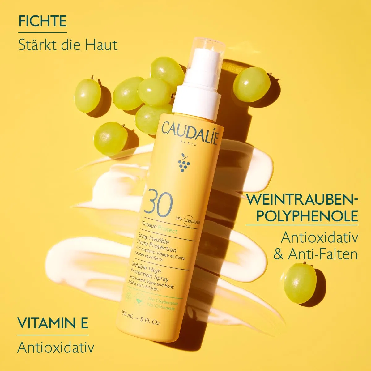 Невидимый солнцезащитный спрей Caudalie Vinosun Protect SPF 30, 150 мл Caudalie — фото 4