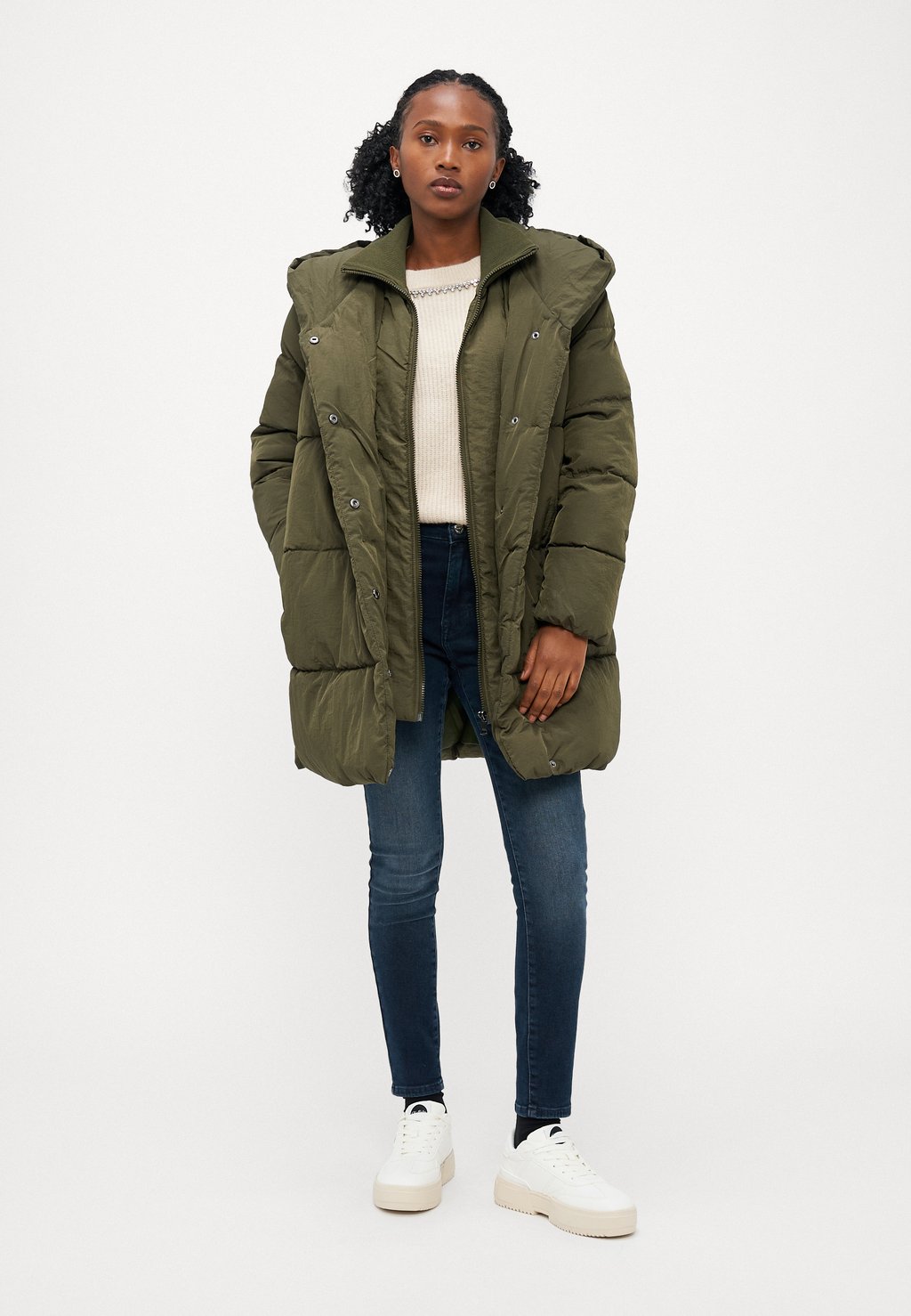 

Зимнее пальто ONLSYDNEY SARA PUFFER COAT ONLY Petite, темно-зеленый