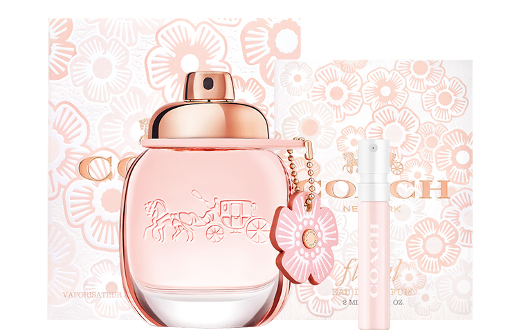 Женский парфюм с цветочным ароматом Eau De Parfum EDP подарочный Набор фруктовый аромат поппури 30мл/50мл/90мл+100мл+2мл*2 COACH, 30ml set — фото 3