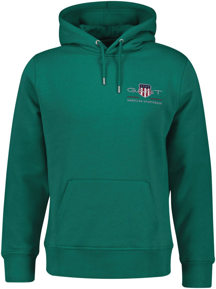 

Толстовка с капюшоном GANT Sweatshirt, темно-зеленый