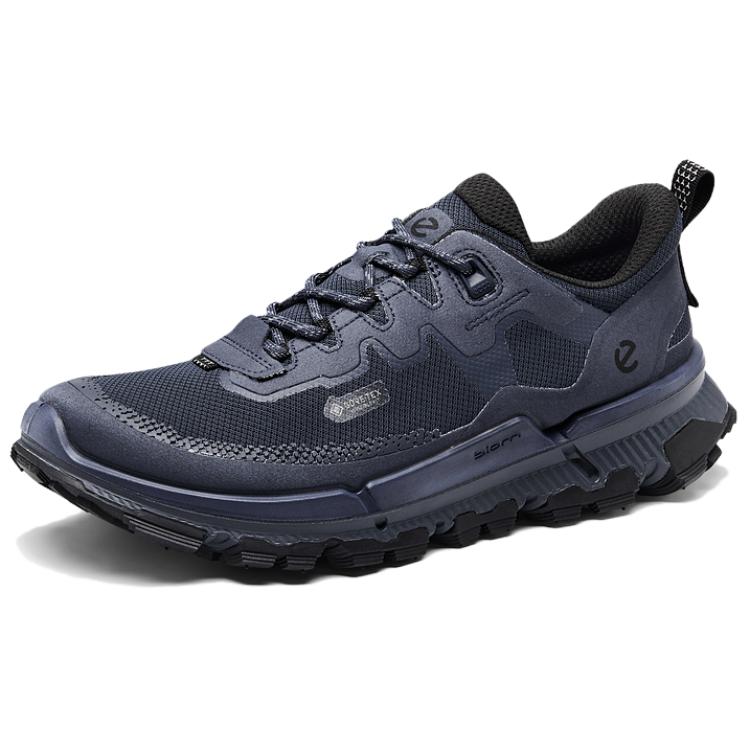 

Мужские походные ботинки low top Walking 2.2 TRL с амортизацией, дышащие, устойчивые к истиранию Ecco, синий