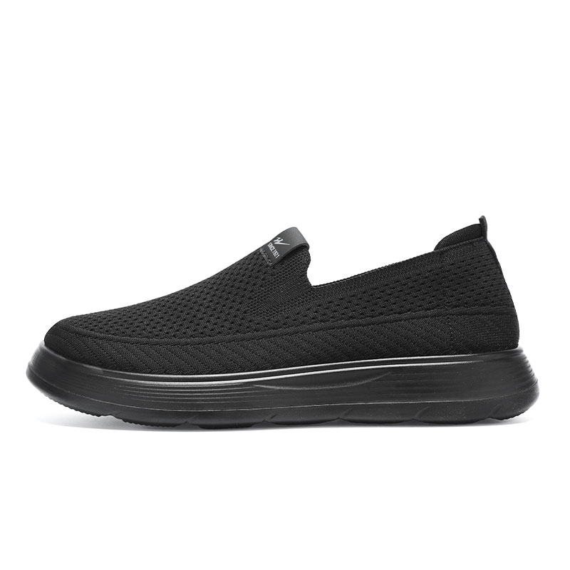 

Износостойкие и легкие повседневные низкие мужские кроссовки Flyknit DOUBLE STAR 88, Black