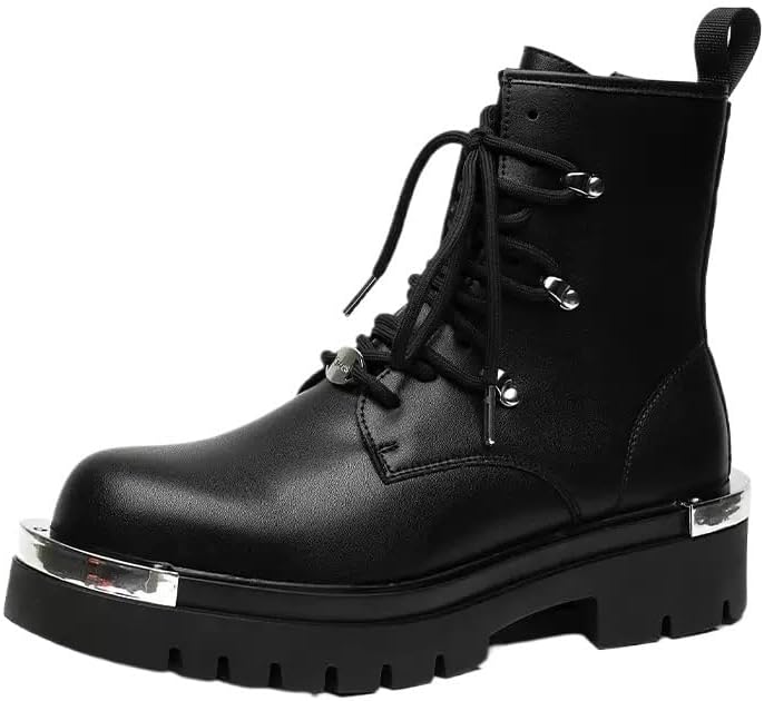 

Мужские ботинки челси, кожаные ботинки в стиле локомотивной милитари, толстая подошва, нескользящая и износостойкая, повседневные, удобные Zestrelax, черный