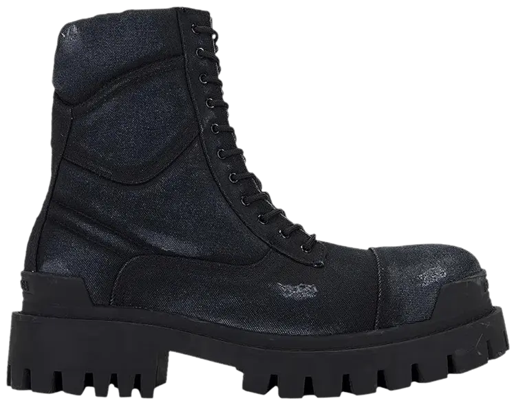 

Ботинки Balenciaga Combat Strike, черные