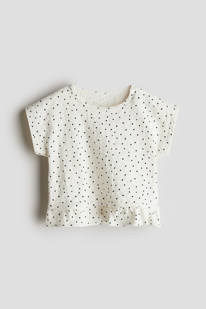

Рубашка с воланом H&M, мультиколор