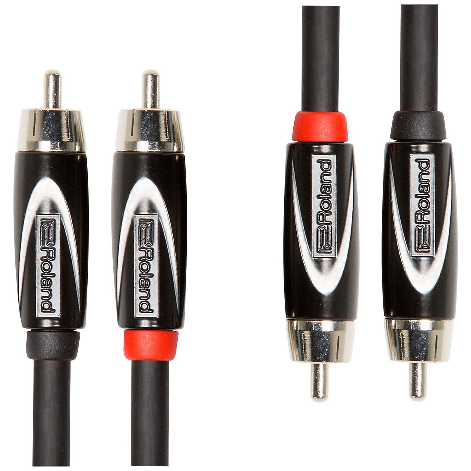 

Соединительный кабель Roland Black Series с двумя разъемами RCA-RCA, 15 футов, черный