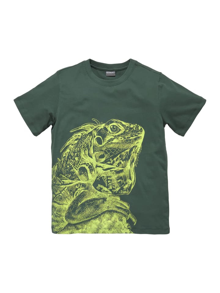 

Футболка темно-зеленого цвета Kidsworld