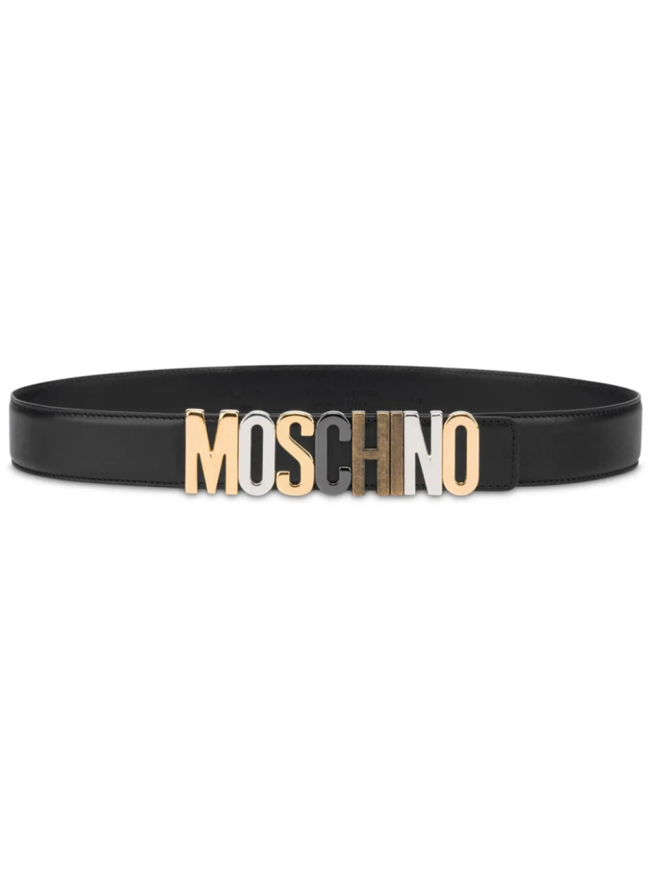 

Moschino ремень с логотипом, черный