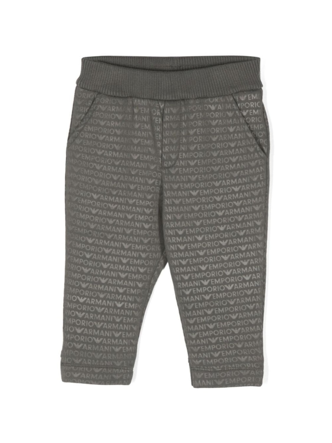 

Emporio Armani Kids спортивные брюки с логотипом, зеленый