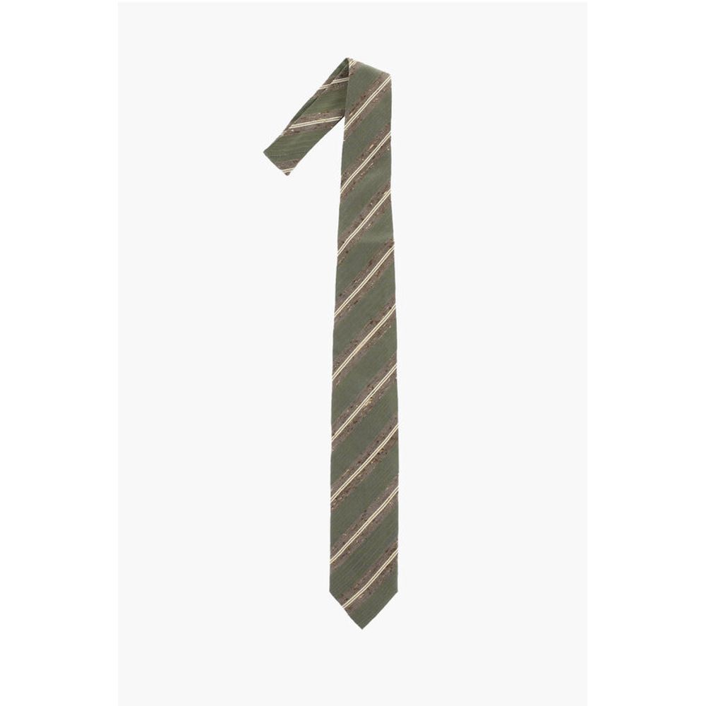 

Галстук из саржи CC COLLECTION Corneliani, зеленый