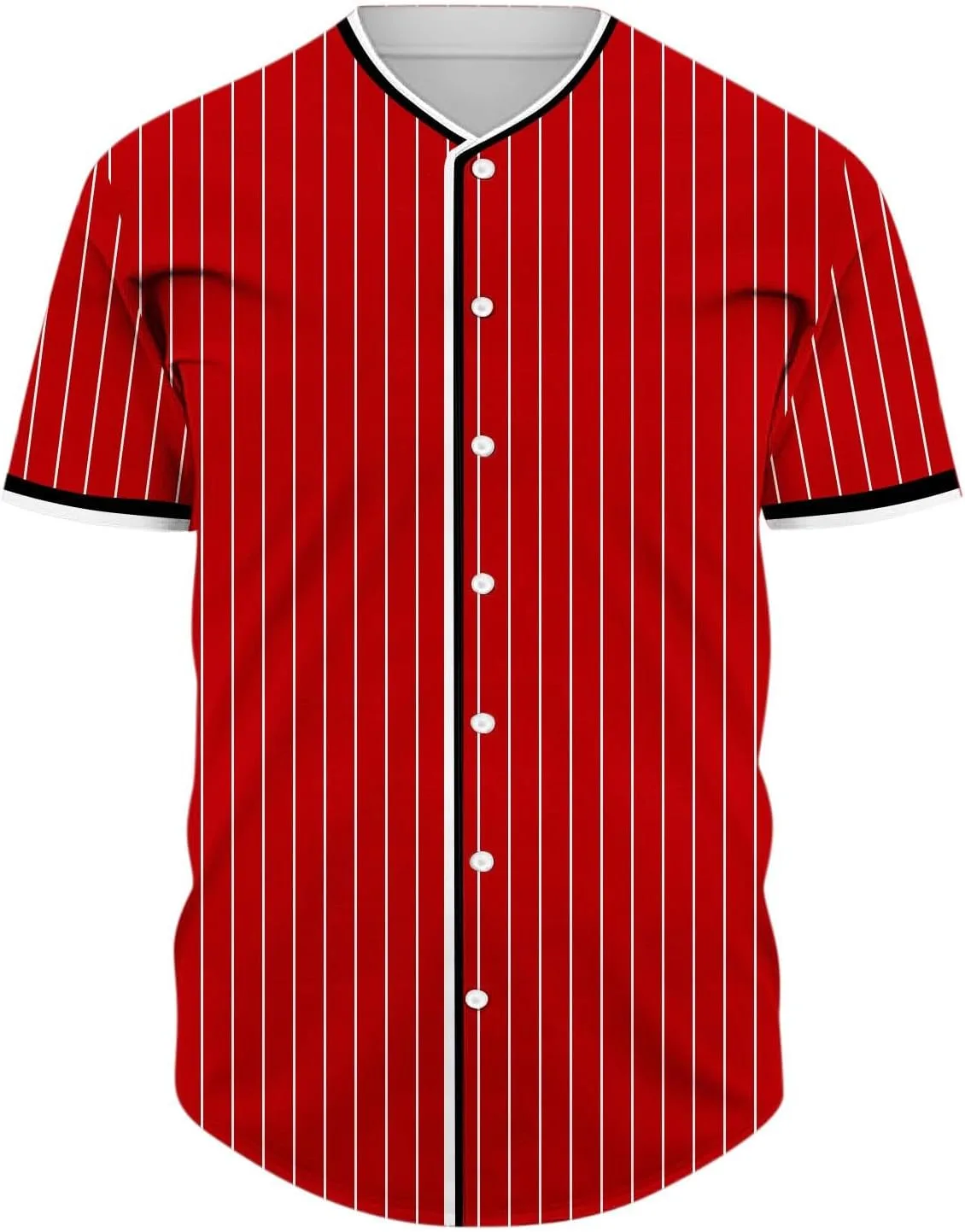 

Мужская рубашка с v-образным вырезом и коротким рукавом в полоску