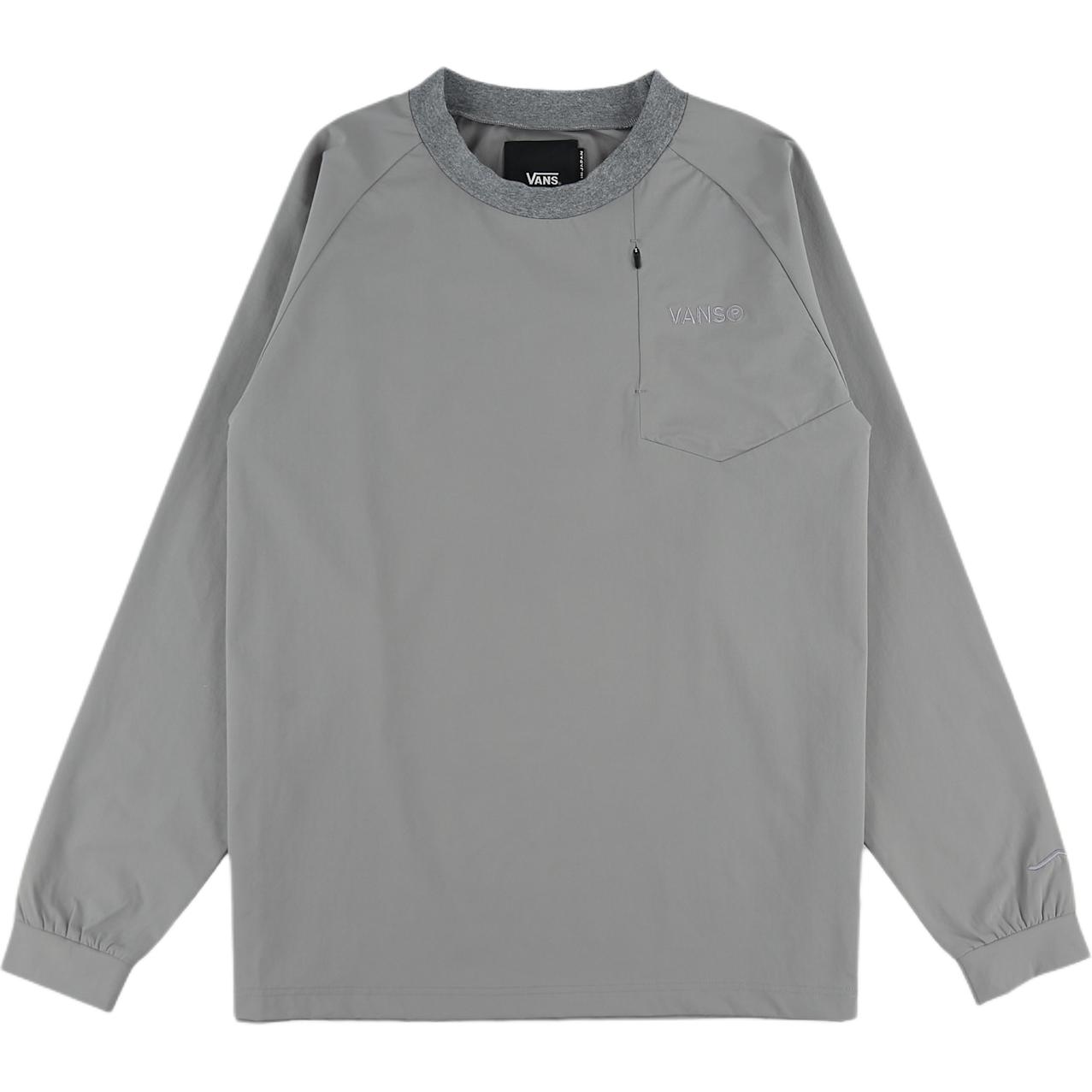 

Vans Мужские футболки с круглым вырезом, цвет морозно-серый