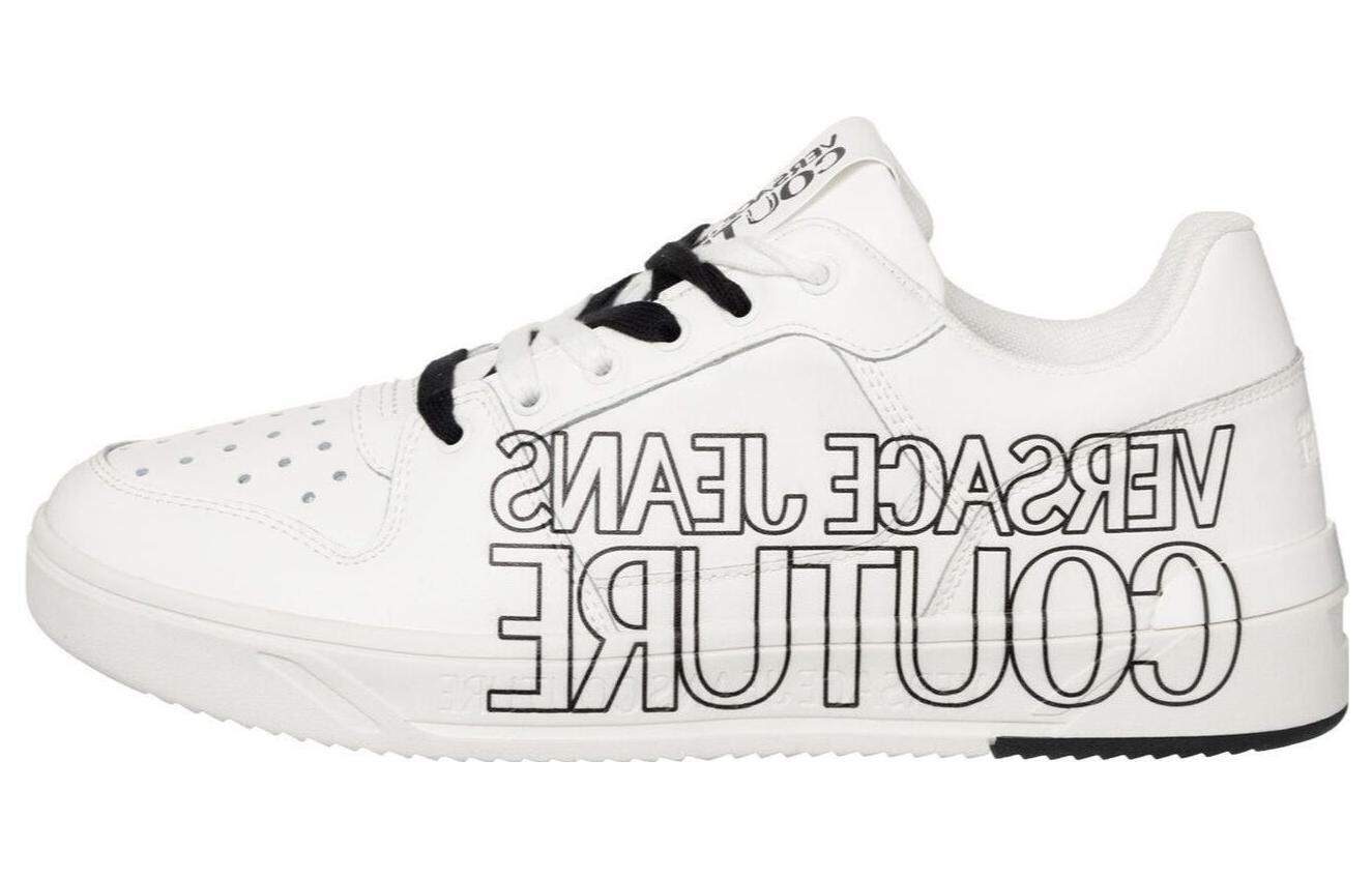 

Кроссовки VERSACE JEANS Skateboarding Shoes Men Low-top White, белый