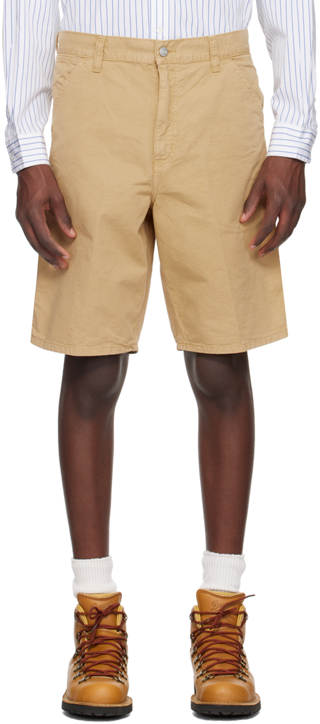 

Бежевые шорты до колена Carhartt Work In Progress
