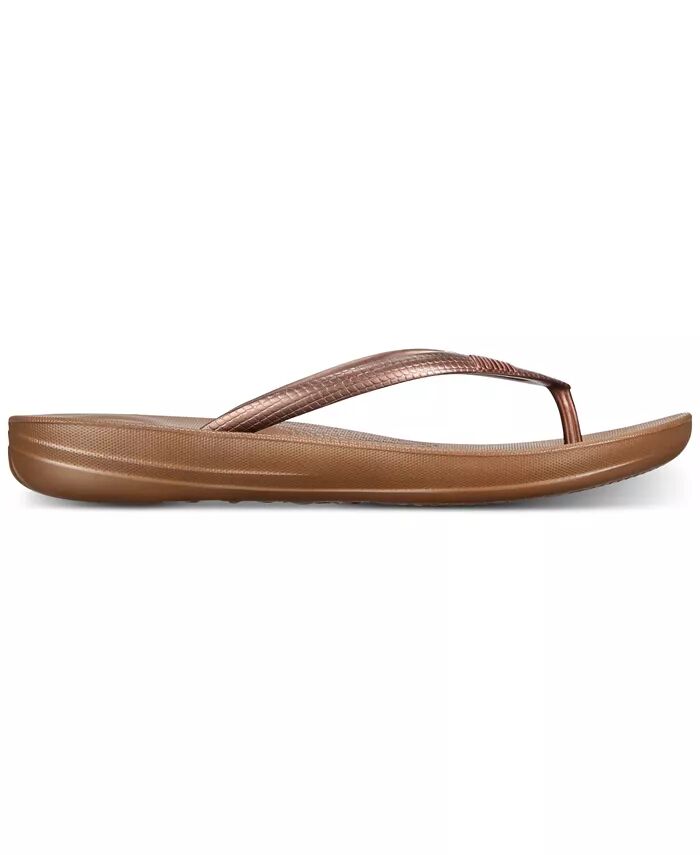 Женские эргономичные шлепанцы Iqushion Sandal FitFlop, золотой — фото 2