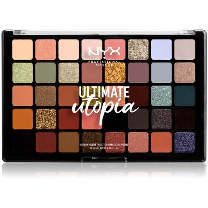 

Палетка теней для век NYX Professional Makeup Ultimate Utopia, 40 x 1 г