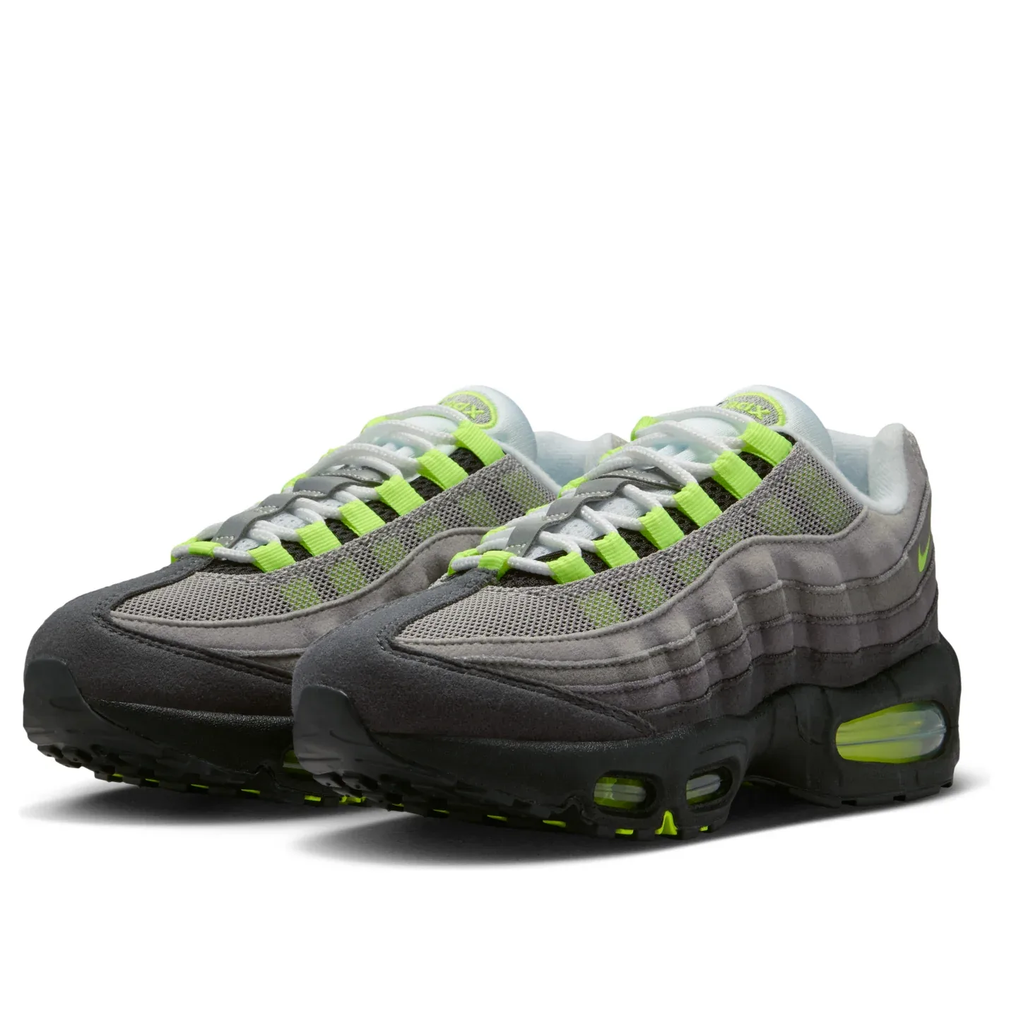 Кроссовки (GS) Nike Air Max 95 'Neon', черный — фото 2