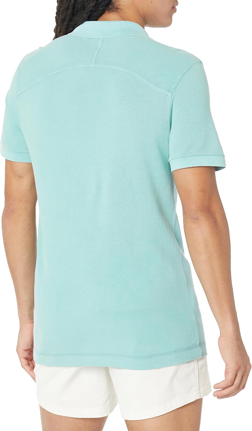 Рубашка поло Lacoste, мужская, Regular Fit Petit Pique, эко-синий — фото 2