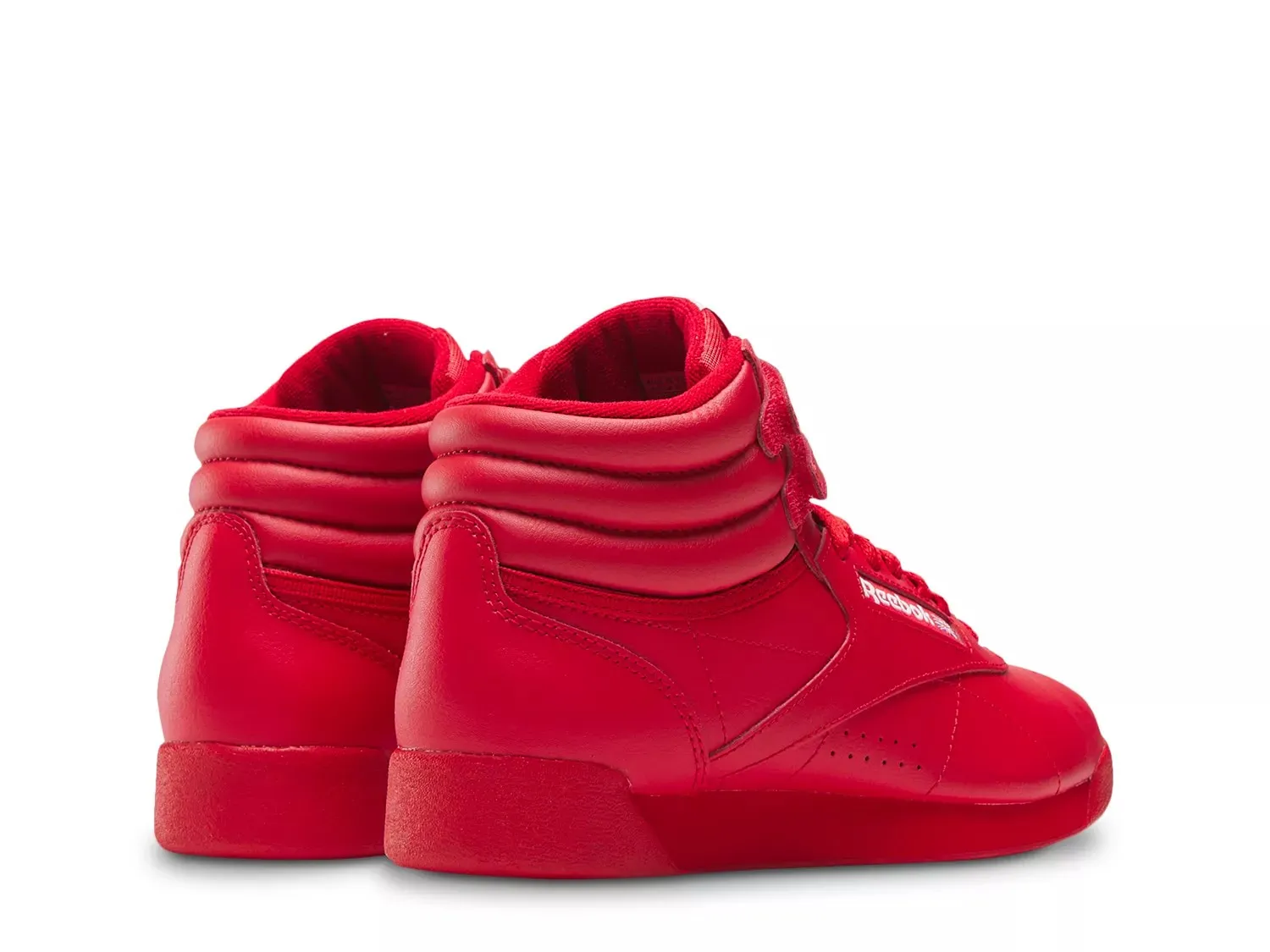 Кроссовки Reebok Freestyle Hi High-Top — женские, красные — фото 3
