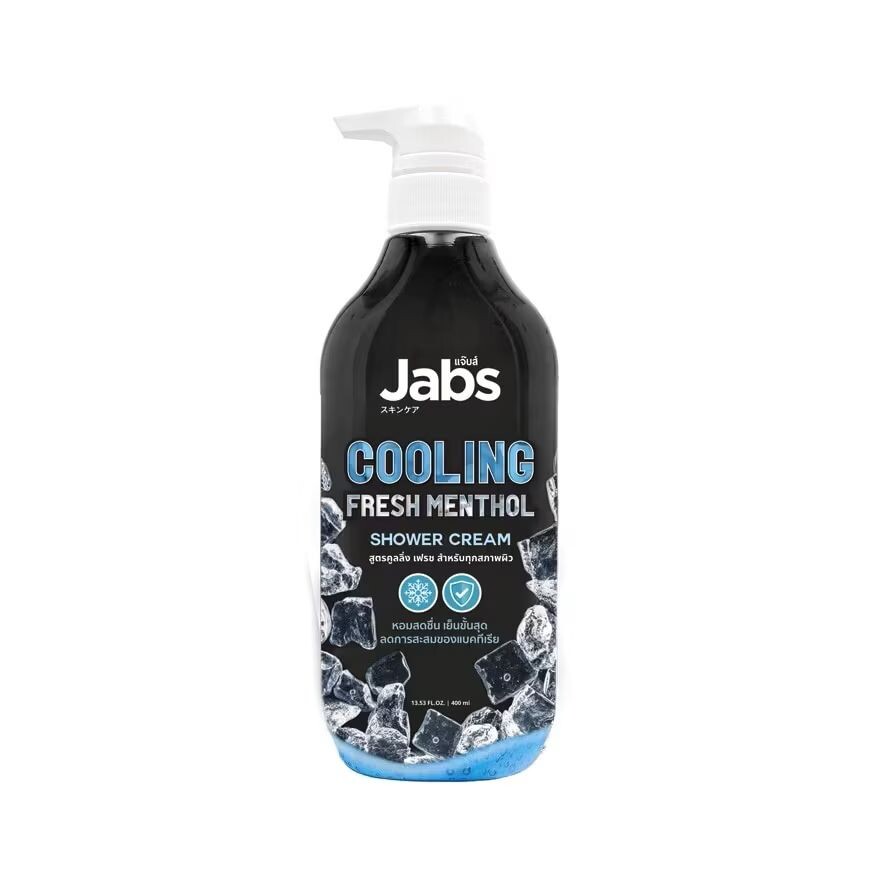 

Jabs Крем для душа Охлаждающий свежий ментол 400 мл. ครีมอาบน้ำ и, Blue