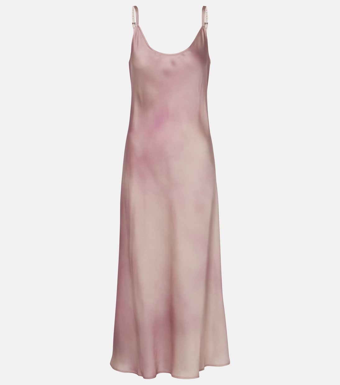 

Атласное платье-комбинация Acne Studios, Multi Pink