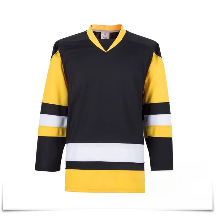 

He Jiagong Новая хоккейная форма 2024, тренировочный костюм для хоккея, желто-черный, Baition, размер XXS