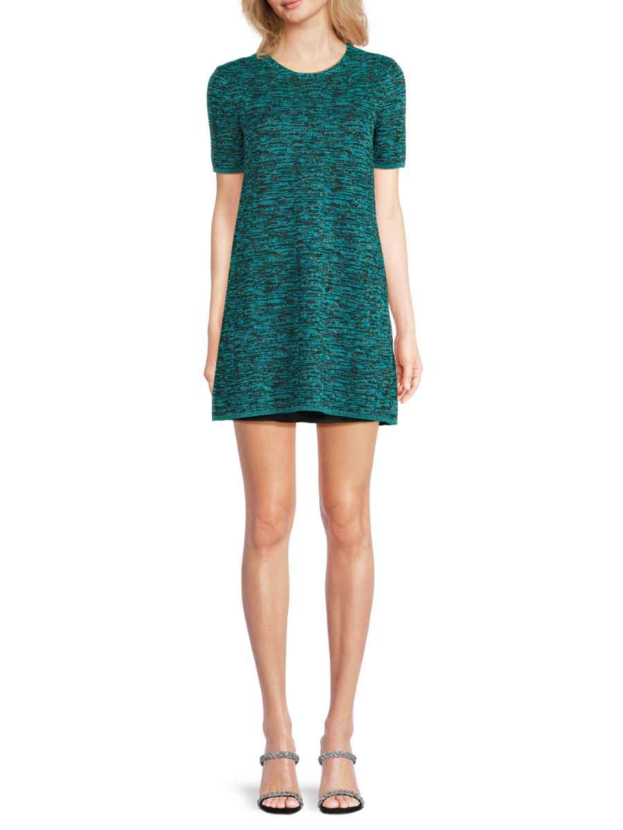

Мини-платье с принтом M Missoni, цвет Teal Black